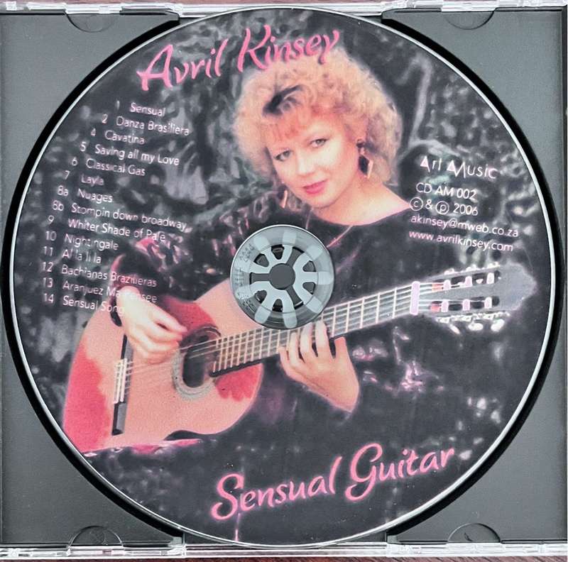 Sensual Guitar - Avril Kinsey CDAM002