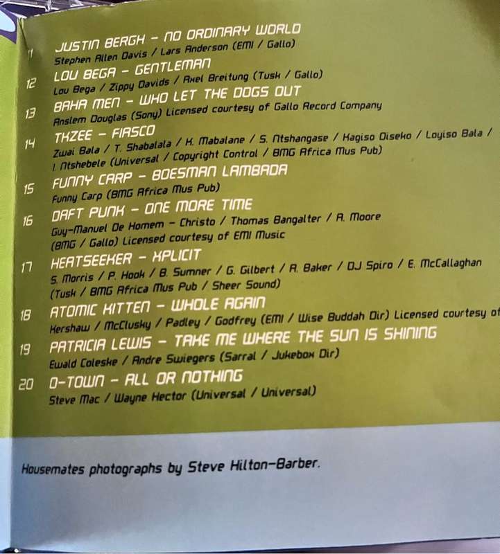 Big Brother South Africa double CD