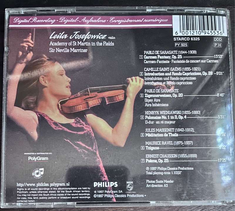 Leila Josefowicz - Bohemian Rhapsodies STARCD6325