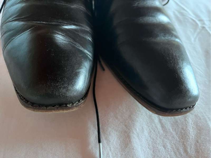 100% leather Pringle mens shoes (10, black)