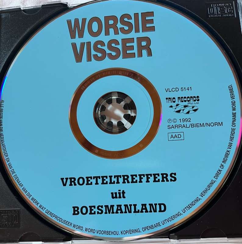 Worsie Visser - Vroeteltreffers ui Boesmanland VLCD5141