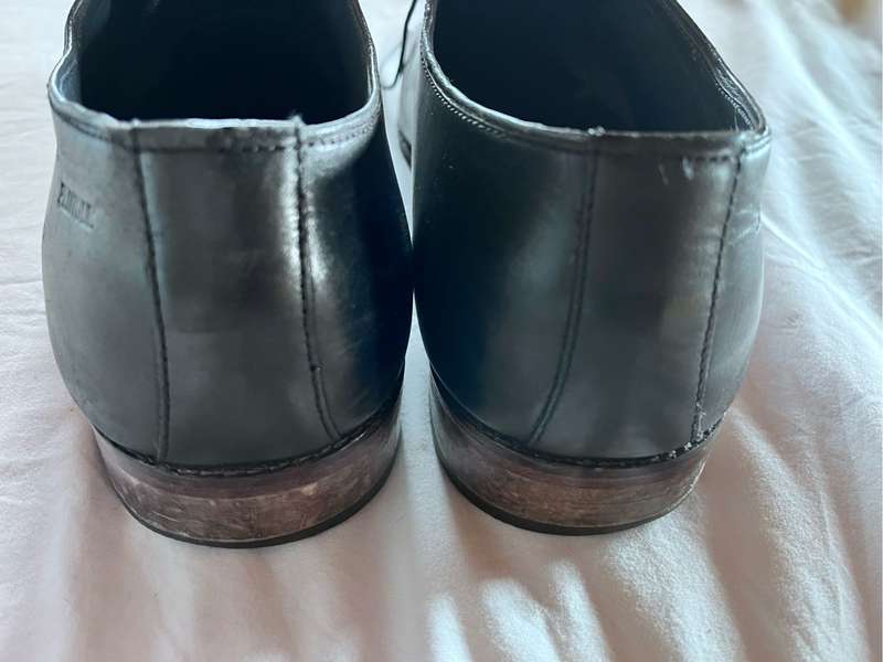 100% leather Pringle mens shoes (10, black)