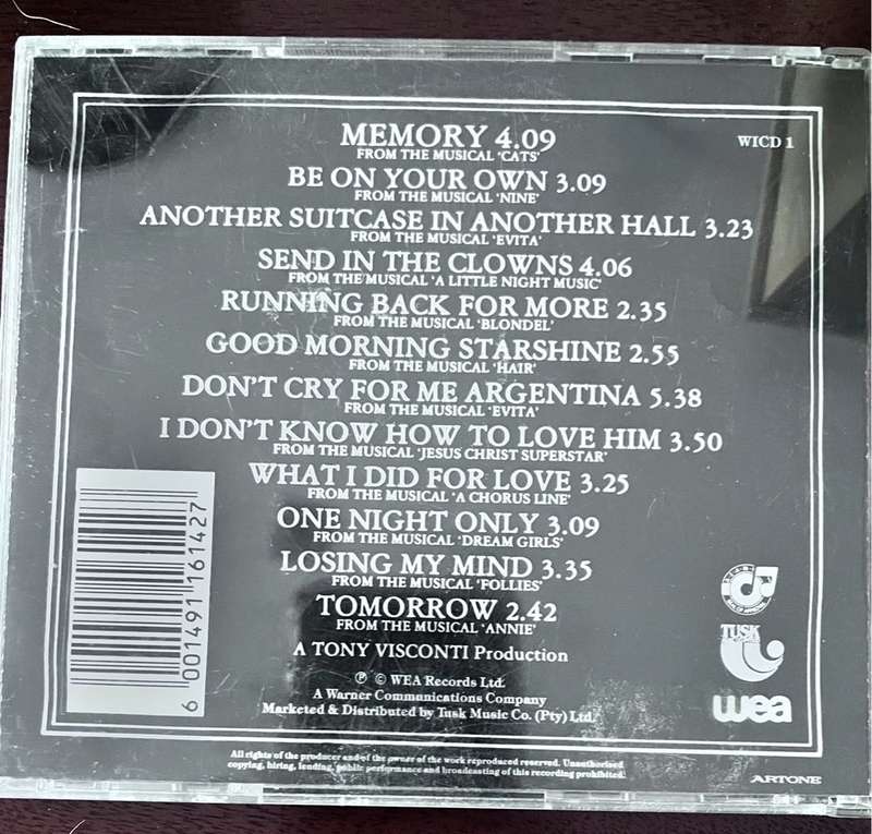 Elaine Paige - Stages CD