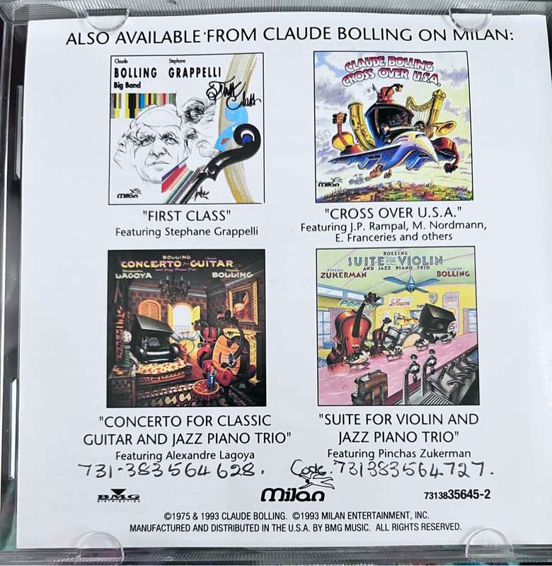 Bolling Suite for Flute and Jazz Piano Trio - 73138 35645-2