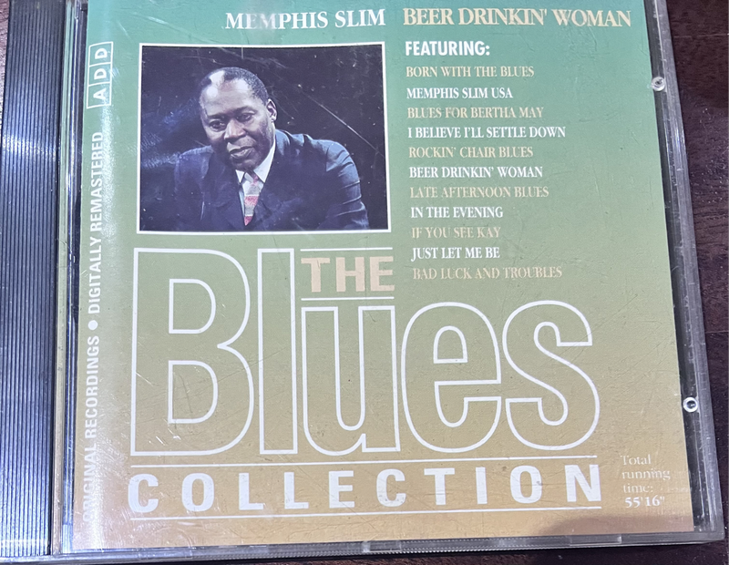 Memphis Slim - Beer drinking woman BLUNC013