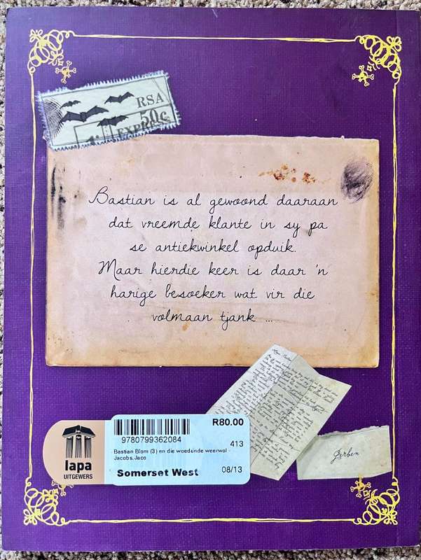 Bastian Blom en die Woedende Weerwolf - Jaco Jacobs  ISBN: 9780799362084