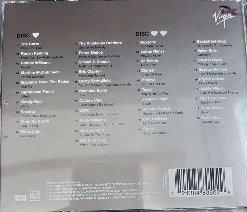 The Best Lovesongs  ever! Double CD