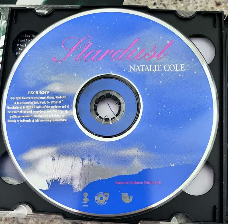 Stardust - Natalie Cole with promo single EKCD6249