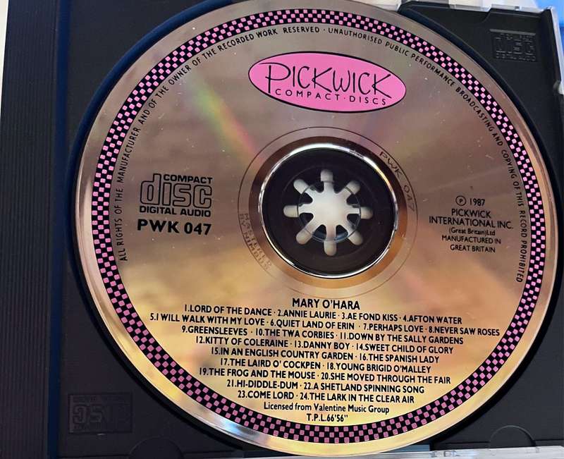 Mary OHara Sings (cd code: PWK047)