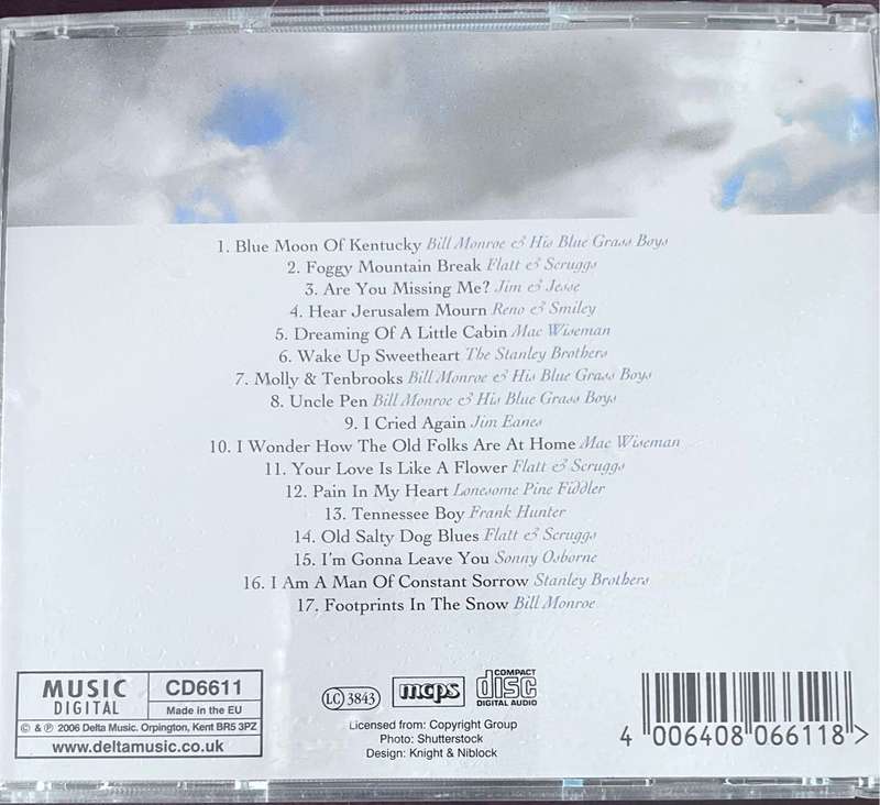 Bluegrass Pioneers - Dreaming of a little cabin (CD6611)