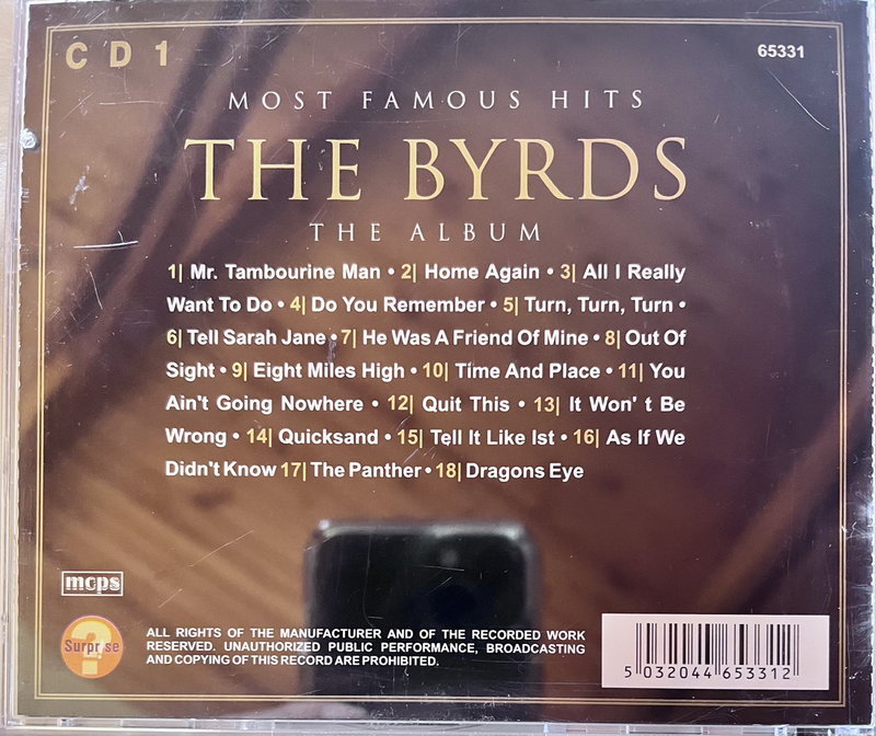 The Byrds - box set with 2 CDs