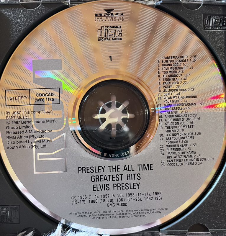 Presley - The All Time Greatest Hits CDRCAD(WD)1185