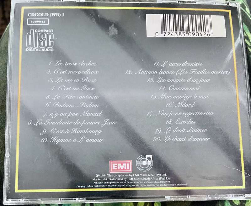 Edith Piaf - Greatest Hits Collection