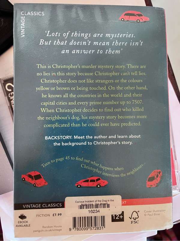 The Curious Incident of the Dog in the Night-time - Mark Haddon (9780099572831)
