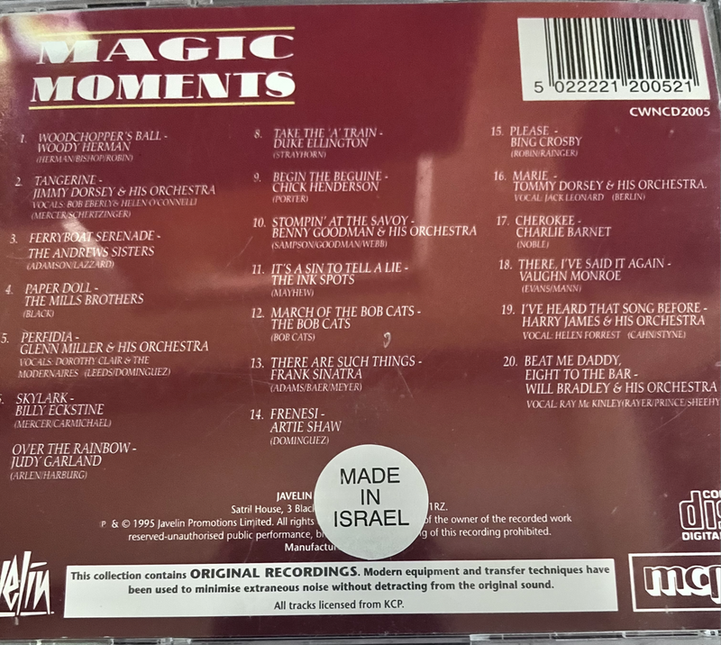 Magic Moments CWNCD2005