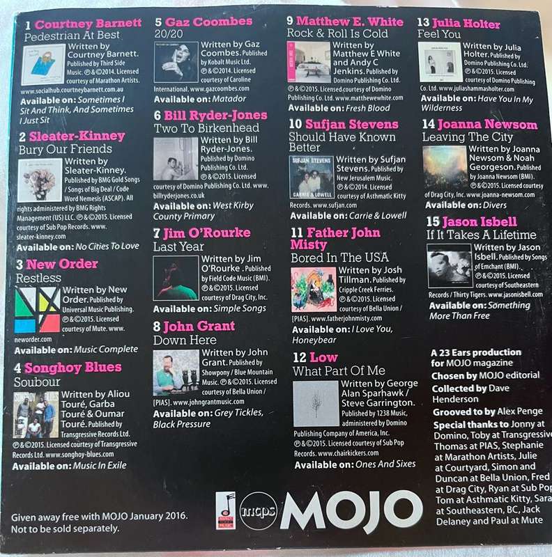 Mojo 2015 (CD promo January 2015)