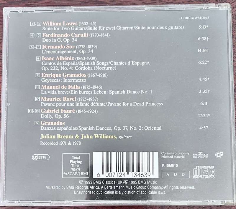 Together - Julian Bream and John Williams