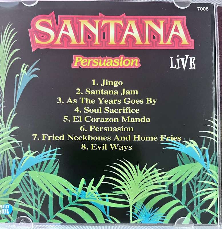 Santana - Persuasion Live (CD code 7008)