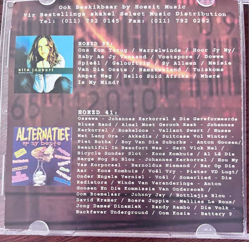 Rots Afrikaanse Musiek Rock double CD (HOEZD 120)