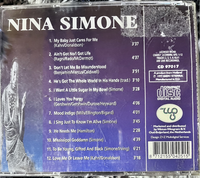 Nina Simone CD97017