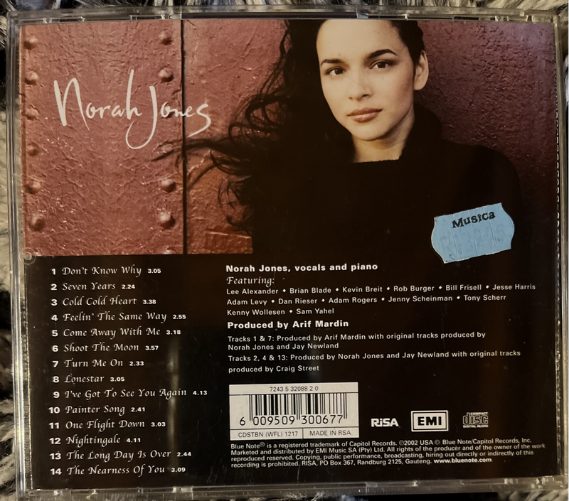 Norah Jones - Come away with me - CDSTBN(WFL)1217