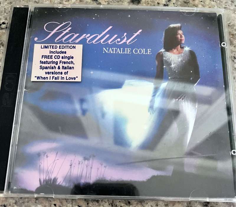 Stardust - Natalie Cole with promo single EKCD6249