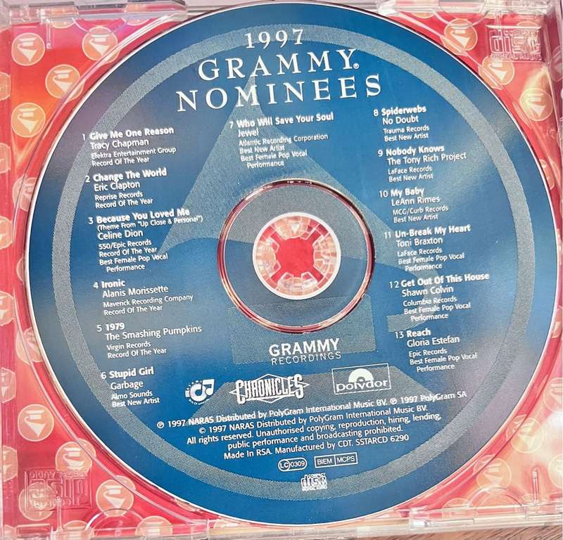 3 Grammy Nominees - 1995, 1996 and 1997