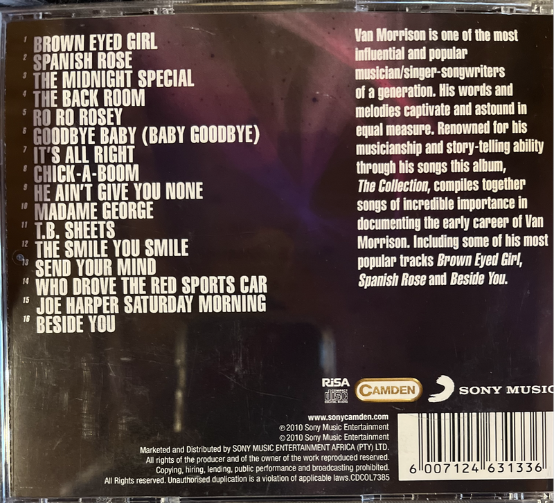 Van Morrison - Brown-eyed Girl The Collection CDCOL7385