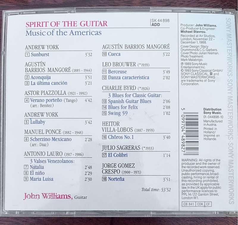 John Williams - Spirit of the Guitar SK44898