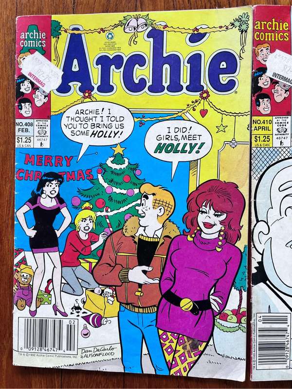 3 vintage Archie comics (1993)