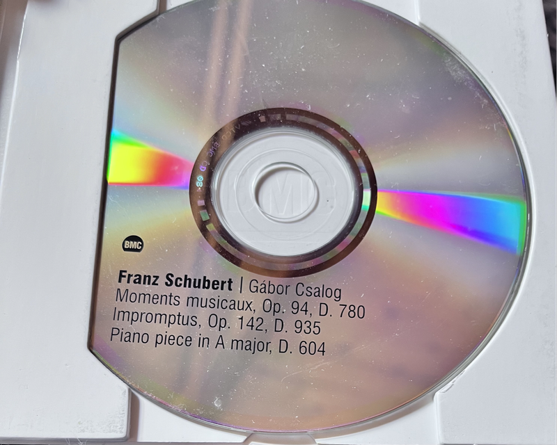 Franz Schubert Gabor Csalog Moments Musicaux BMC 084
