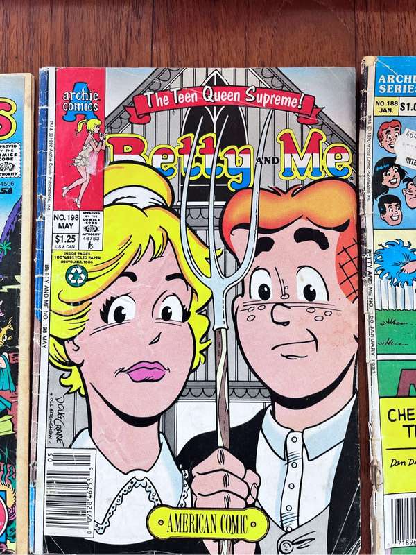 5 Betty comics - Archie Series (1988 - 1993)