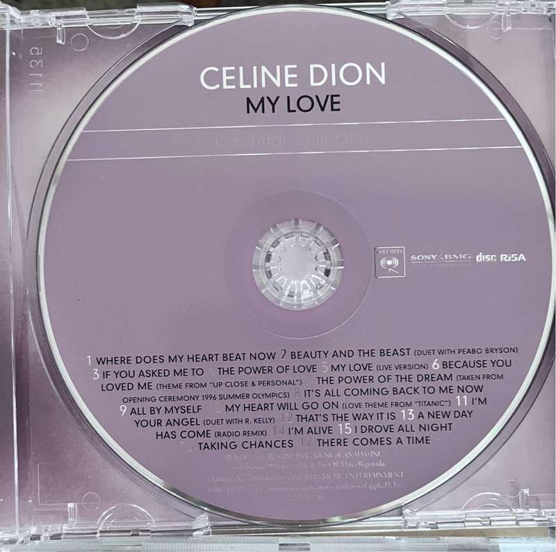 Celine Dion My Love Essential Collection (CDCOL7184)