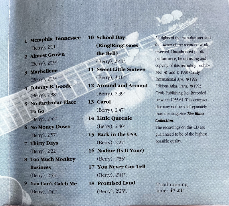 Chuck Berry - Blues Berry BLUNC003 The Blues Collection