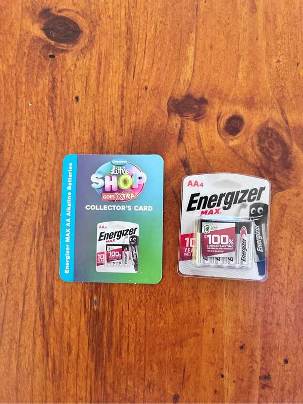 Little Shop Checkers Energizer MAX AA Alkaline Batteries (mini)