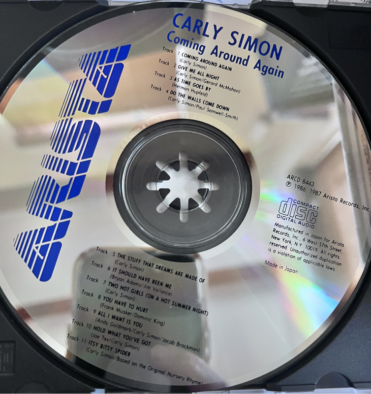 Carly Simon - Coming around again ARCD8443