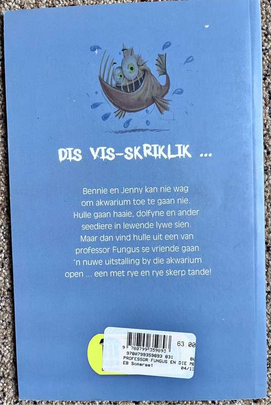 6 Professor Fungus books - Jaco Jacobs en Johann Strauss