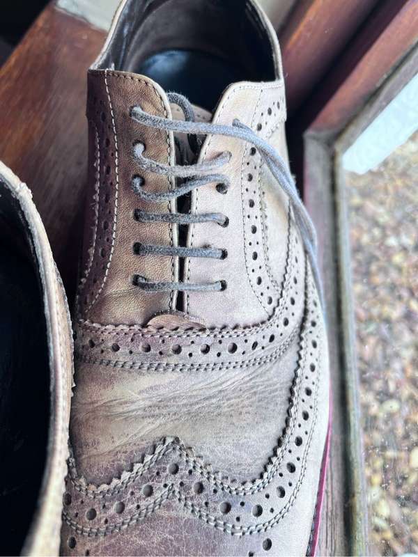 Pringle 100% leather mens shoes (size 10)