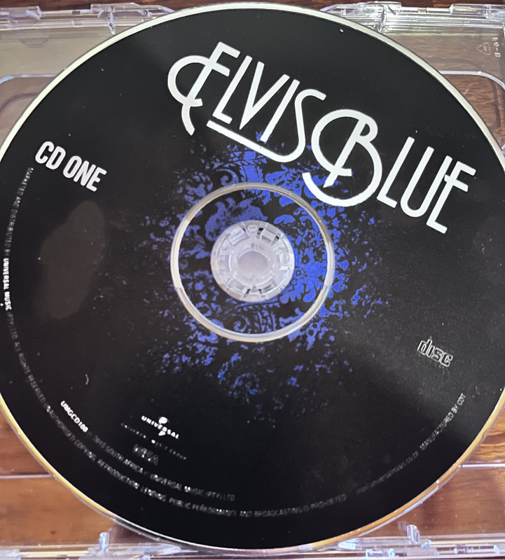 Elvis Blue double cd with cardboard slipcover