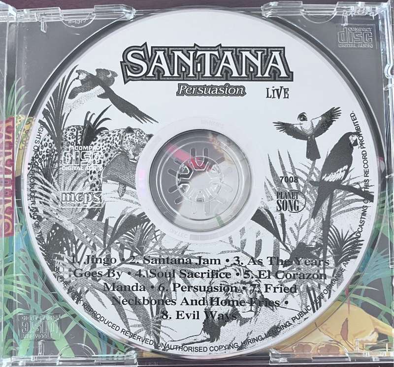Santana - Persuasion Live (CD code 7008)