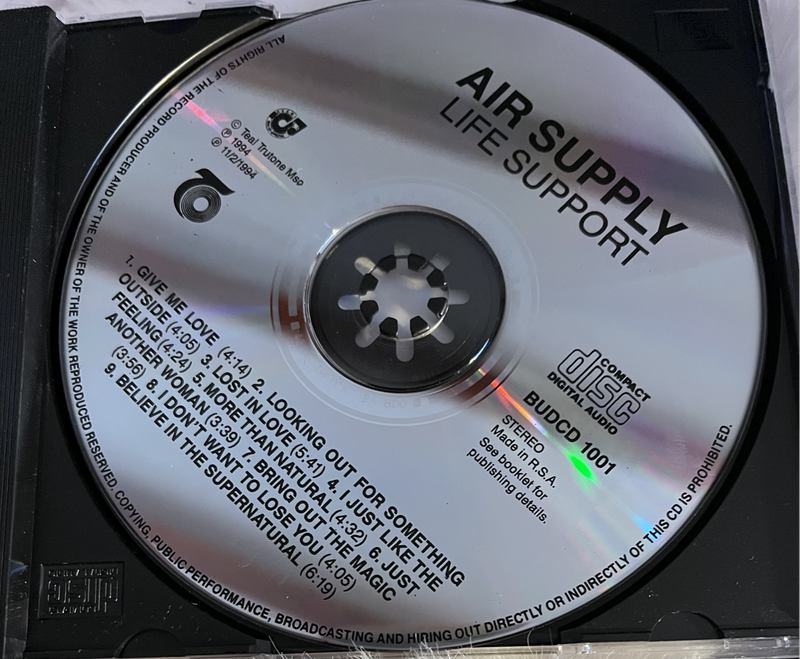 (CD) Air Supply - Life Support BUDCD1001