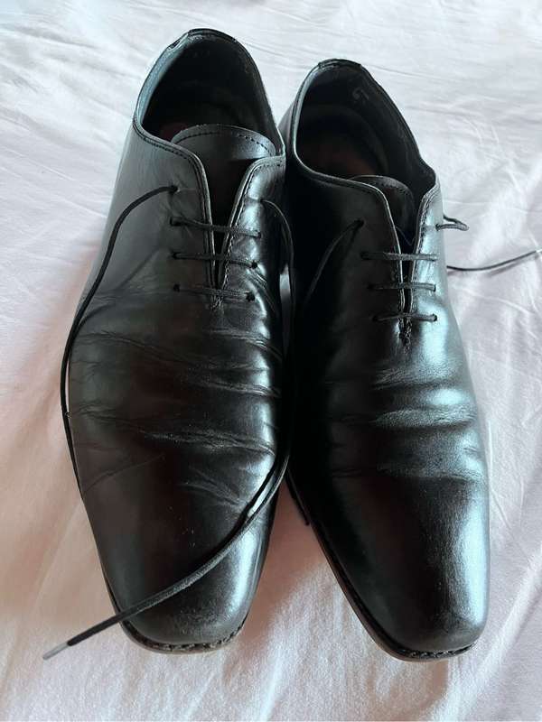 100% leather Pringle mens shoes (10, black)