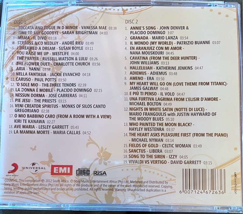 Now thats what I call Classical (double CD)