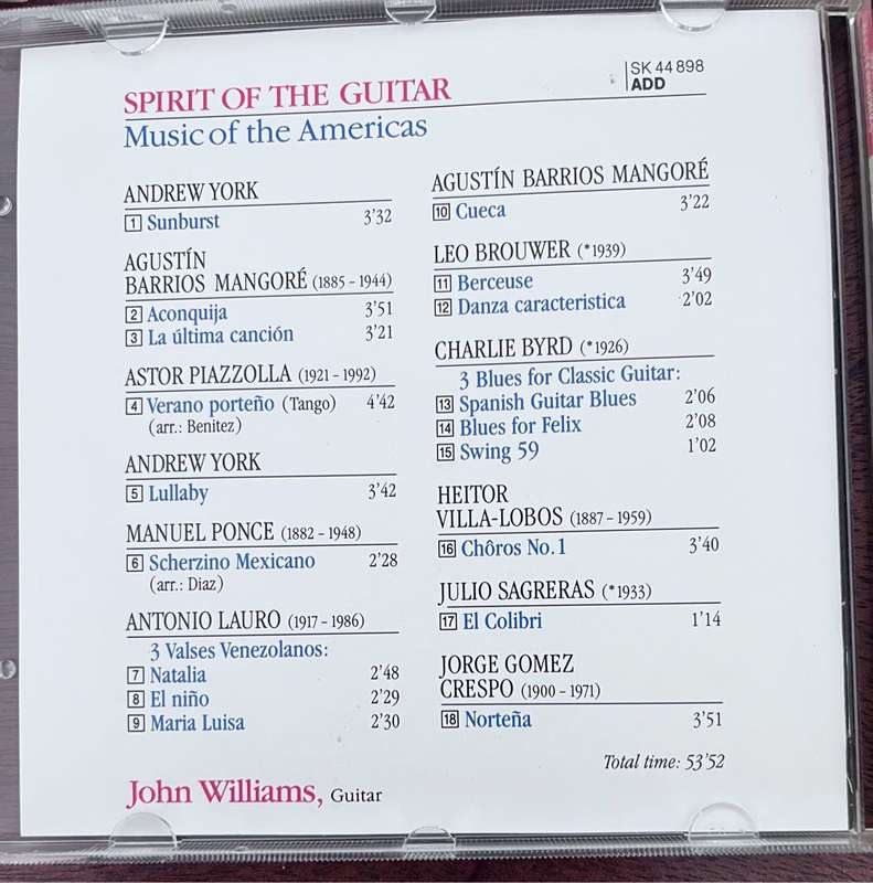 John Williams - Spirit of the Guitar SK44898