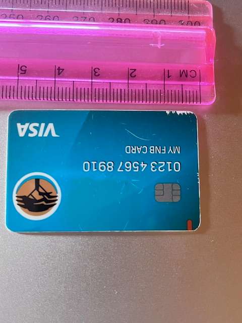 Checkers mini Visa card (older version)