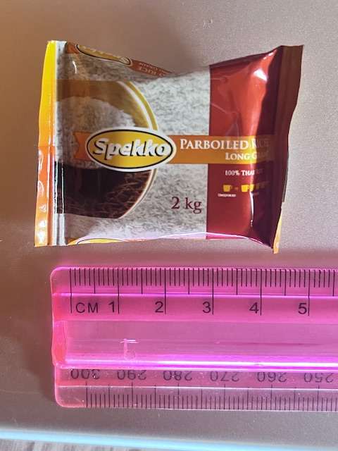 Spekko rice: Older first Checkers mini item - not 2024