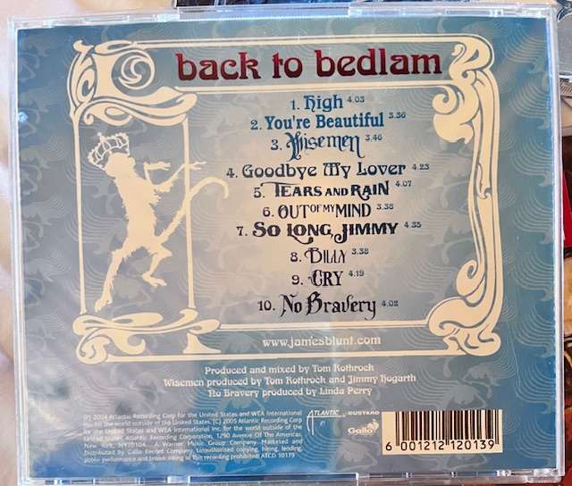 Back to Bedlam - James Blunt ATCD10179