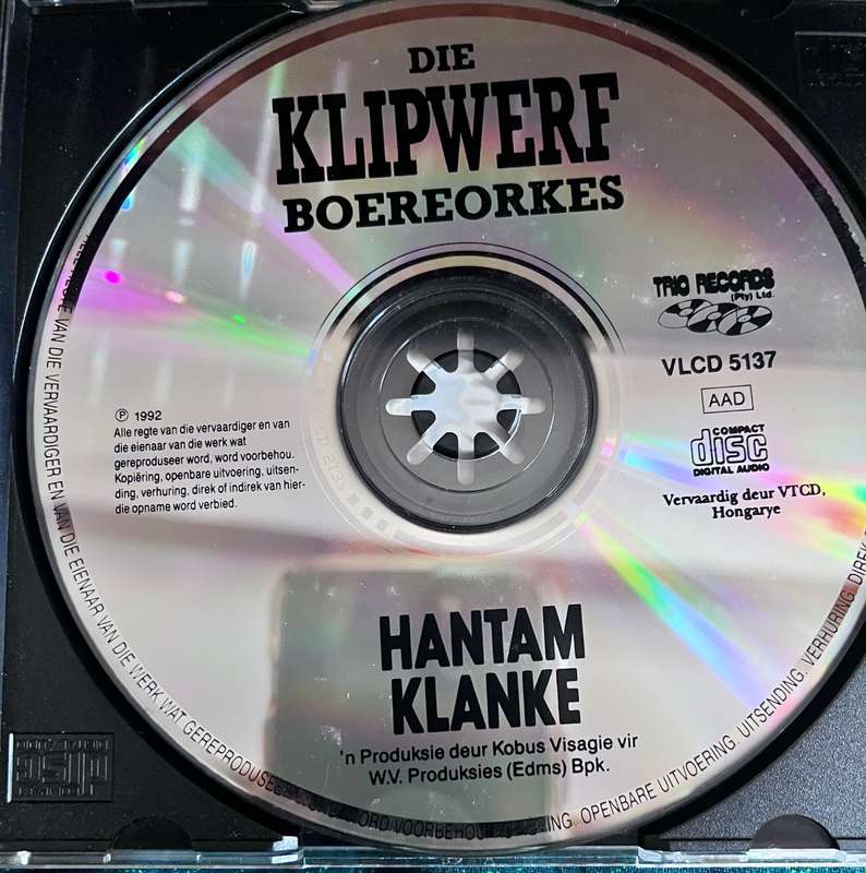 Die Klipwerf Boereorkes - Hantam Klanke VLCD5137
