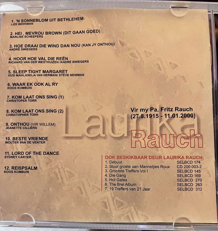 Laurika Rauch  Hei, Mevrou Brown (Dit Gaan Goed) SELBCD389