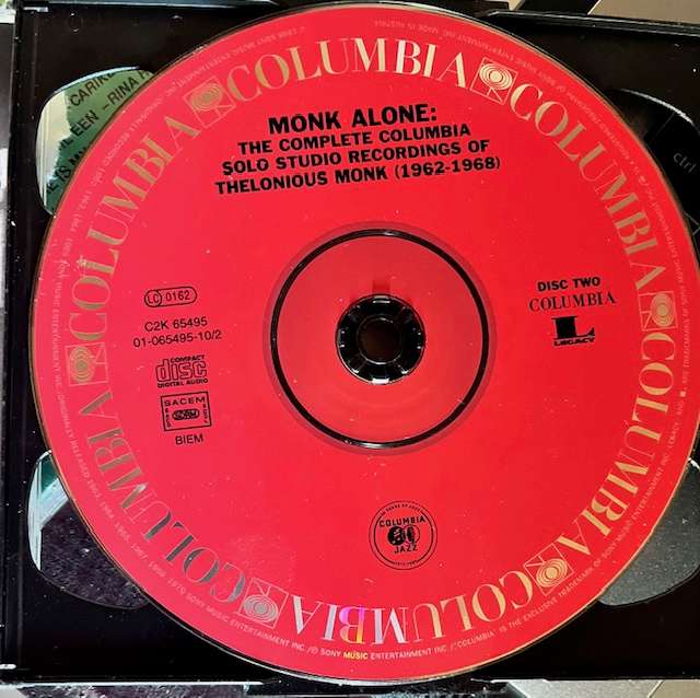 Double CD - Monk Alone - The Complete Columbia solo Studio Recordings of Thelonius Monk (1962-1968)